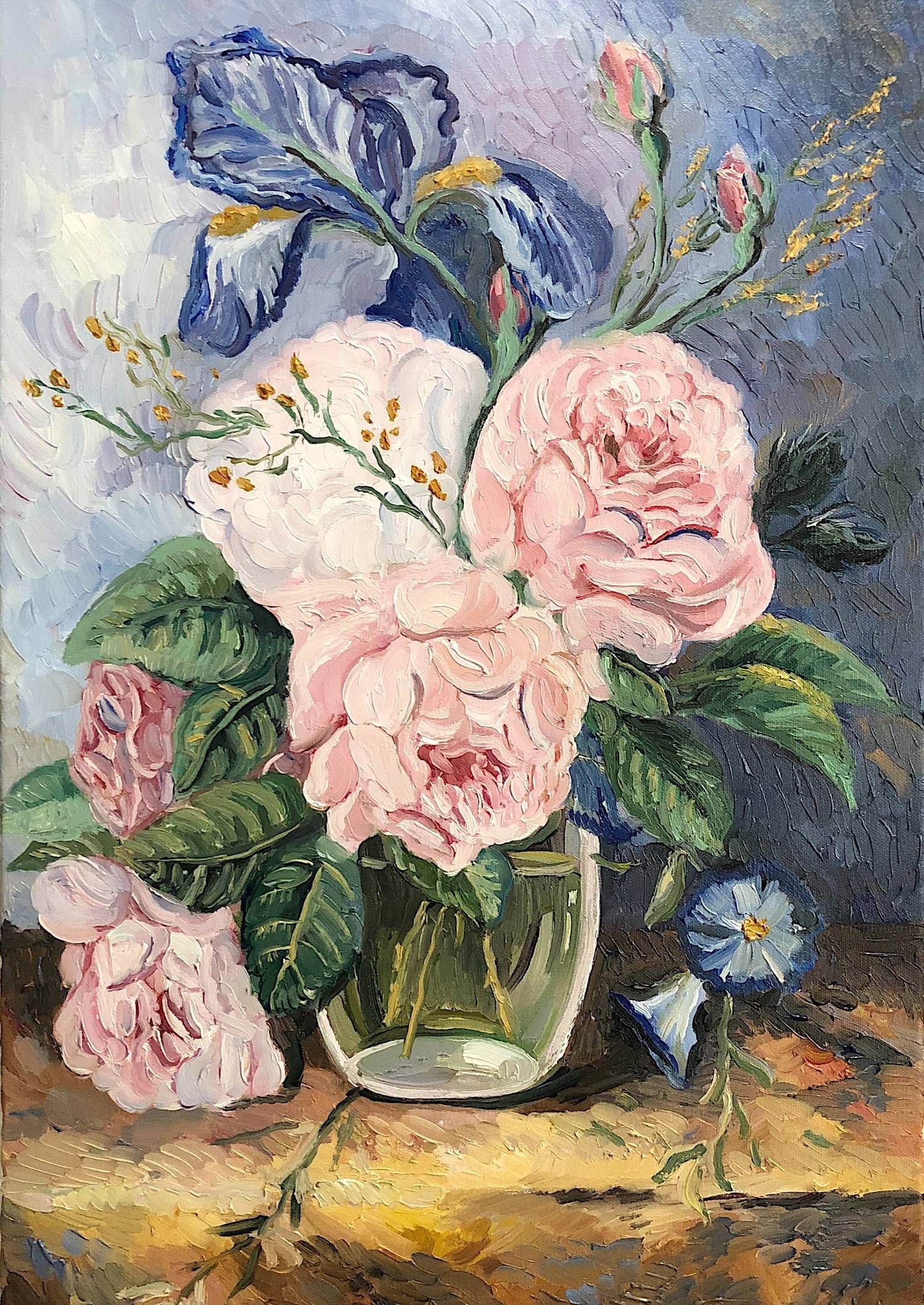 绽放的生命 90后画家沈秋斌花卉与蔬菜油画作品欣赏