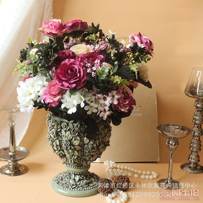 永林欣雅花卉新品 欧式仿真玫瑰，开启花艺装饰新纪元